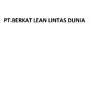 Kurir PT.BERKAT LEAN LINTAS DUNIA di Bogor